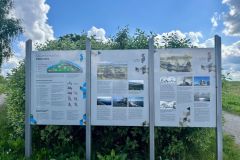 Informatīvie stendi Salaspils pludmalē