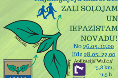 Zaļi soļojam un iepazīstam novadu! - 1