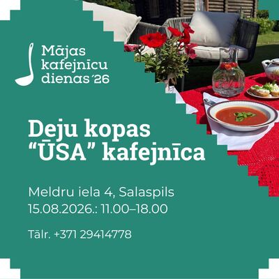 Deju kopas “ŪSA” kafejnīca Deju kopas "ŪSA" kafejnīca